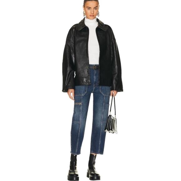 Mother Superior The Private Zip Pocket Ankle Jeans In Mile High Size 28 - Picture 5 of 15